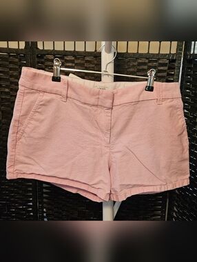 J. Crew Light Pink Women's Tailored Cotton Shorts